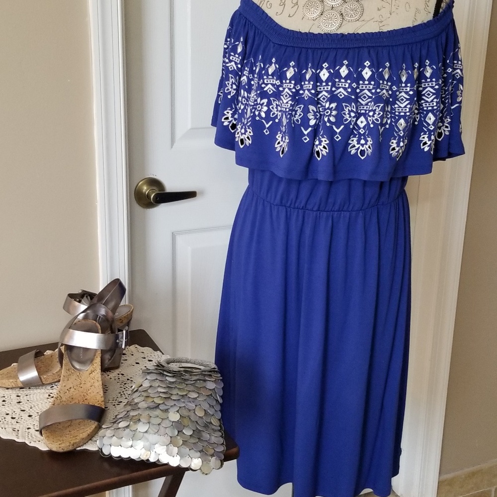 Off the shoulder dress